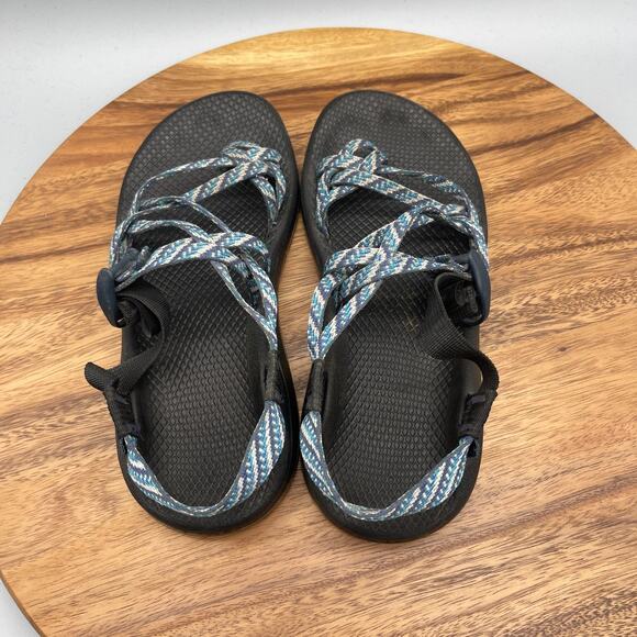 Chaco ZX2 Sandals Womens Size 8 Blue Green Comfort Hiking Water Strappy Shoes - Picture 5 of 8